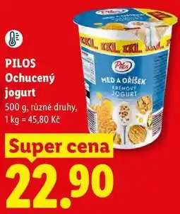 Lidl PILOS Ochucený jogurt, 500 g, různé druhy nabídka