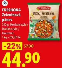 Lidl FRESHONA Zeleninová pánev, 750 g nabídka