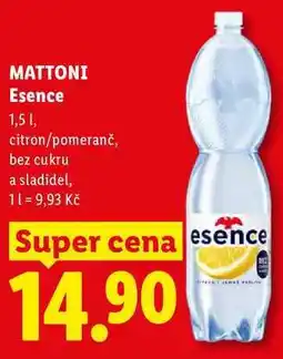 Lidl MATTONI Esence, 1,5 1, citron/pomeranč, bez cukru a sladidel nabídka