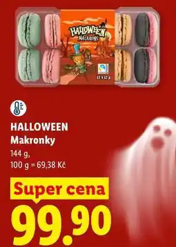 Lidl HALLOWEEN Makronky nabídka