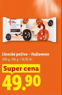 Lidl Linecké pečivo - Halloween nabídka