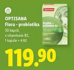 Lidl OPTISANA Flora - probiotika, 30 kapslí nabídka