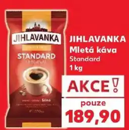 Kaufland Jihlavanka mletá káva standard nabídka