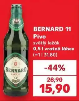 Kaufland Bernard světlý ležák nabídka