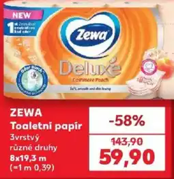 Kaufland Zewa toaletní papír nabídka