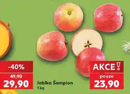 Kaufland Jablka Šampion nabídka