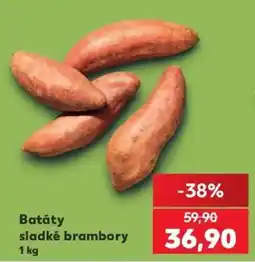 Kaufland Batáty sladké brambory nabídka
