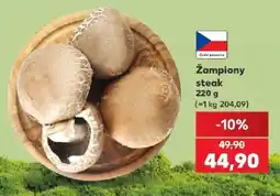Kaufland Česká potravina Žampiony steak nabídka