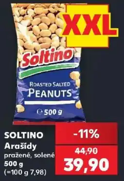Kaufland Soltino arašidy pražené, solené nabídka