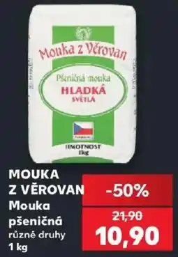 Kaufland Mouka z Věrovan pšeničná hladká světlá nabídka