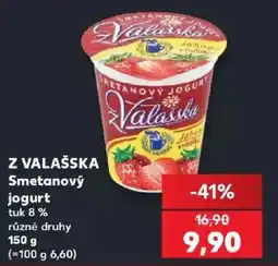 Kaufland Valaška Smetanový jogurt nabídka