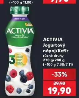 Kaufland Activia jogurtový nápoj/kefír nabídka