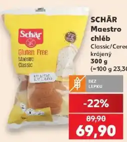 Kaufland Schär Maestro chléb nabídka