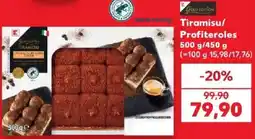 Kaufland K Tiramisu/Profiteroles nabídka