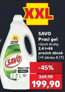 Kaufland Savo prací gel nabídka