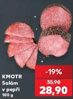 Kaufland Kmotr salám v pepři nabídka