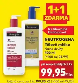 Kaufland Neutrogena tělové mléko nabídka