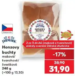 Kaufland Jarmark honzovy buchty makove/tvarohove/svestkove nabídka