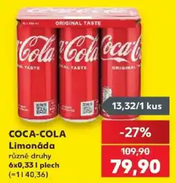 Kaufland Coca-Cola Limonáda nabídka