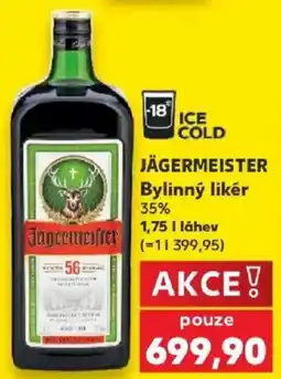 Kaufland Jägermeister bylinný likér nabídka