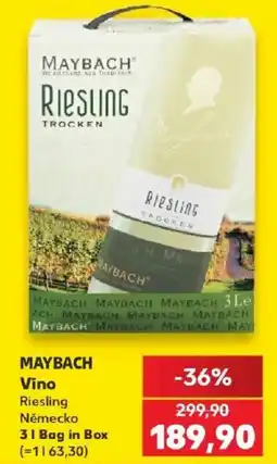 Kaufland Maybach Vino Riesling nabídka