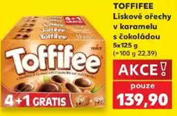 Kaufland Toffifee lískové ořechy v karamelu s čokoládou nabídka