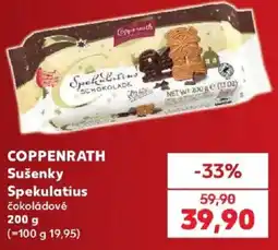 Kaufland Coppennrath sušenky spekulatius čokoládové nabídka