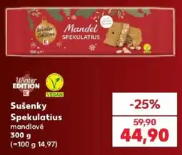 Kaufland K-Classic mandlové spekulatius nabídka