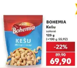 Kaufland Bohemia kešu solené nabídka