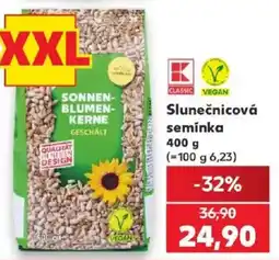 Kaufland K Classic slunečnicová semínka nabídka