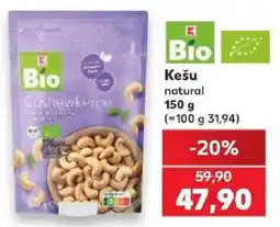 Kaufland K Bio Kešu natural nabídka