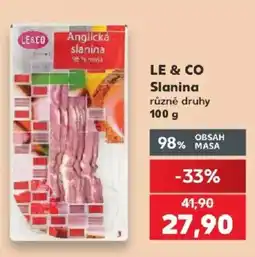 Kaufland Le & Co slanina nabídka
