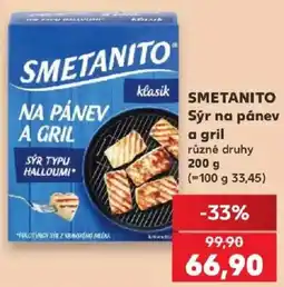 Kaufland Smetanito sýr na pánev a gril nabídka