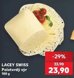 Kaufland Lacey Swiss Polotvrdý sýr nabídka