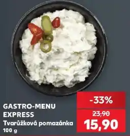 Kaufland Gastro-menu express tvarůžková pomazánka nabídka