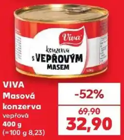 Kaufland Viva masová konzerva vepřová nabídka