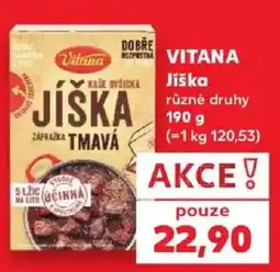 Kaufland Vitana jíška tmavá nabídka