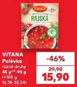 Kaufland Vitana Polévka nabídka