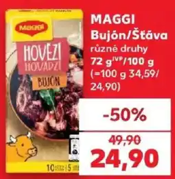 Kaufland Maggi hovězí hovadzí bujón nabídka