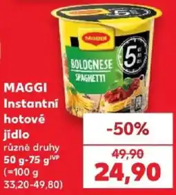 Kaufland Maggi instantní hotové jídlo nabídka