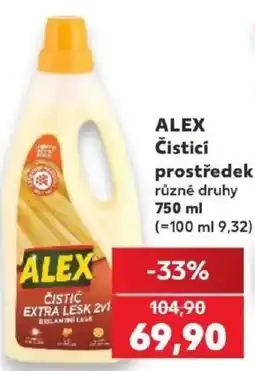Kaufland Alex čistící prostředek nabídka