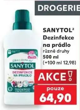 Kaufland Sanytol dezinfekce na prádlo nabídka