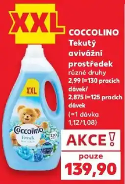 Kaufland Coccolino tekutý avivážní prostředek nabídka