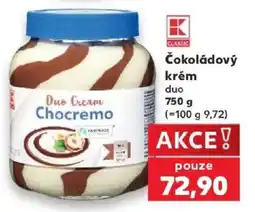 Kaufland K Classic čokoládový krém duo nabídka