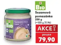 Kaufland K Bio Sesamová pomazánka nabídka
