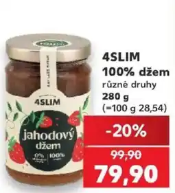 Kaufland 4SLIM jahodový džem nabídka