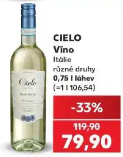 Kaufland Cieło Víno nabídka
