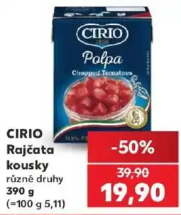 Kaufland Cirio rajčata kousky nabídka
