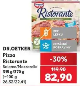 Kaufland Dr.Oetker Pizza Ristorante Salame/Mozzarella nabídka
