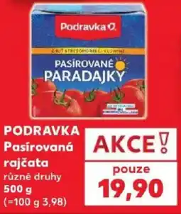Kaufland Podravka pasírovaná rajčata nabídka